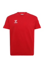 Hummel - Hmlgo 2.0 Chevron T-Shirt S/S Kids - Marškinėliai trumpomis rankovėmis - Raudona