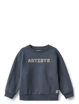 Wheat - Sweatshirt L/S Franc - Megztinis - Mėlyna