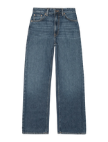 Nudie Jeans - Clean Eileen Midnight Rain - Platūs džinsai - Mėlyna