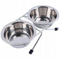 Dubenėliai metaliniai su stovu 2x240ml/11cm