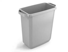 Šiukšlių konteineris Durable 1800503050 stačiakampis plastikinis pilkas 590x282x600 mm