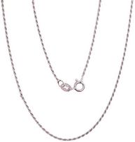 Sidabrinė grandinėlė Rope 1,1 mm - 2.5 g. - 47 - 1,1 mm.