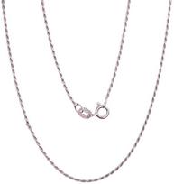 Sidabrinė grandinėlė Rope 1,1 mm - 2.2 g. - 40 - 1,1 mm.