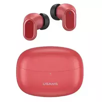 USAMS Bluetooth 5.1 TWS BH series wireless earbuds, red | BHUBH03