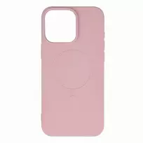 Hurtel OEM Liquid Silicone phone case with MagSafe support for iPhone 16 Pro, pink