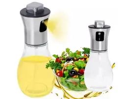 Stiklinis aliejaus purškimo buteliukas, 200 ml, 7 x 26,5 cm