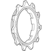 Galinė žvaigždutė Shimano DEORE XT CS-M760 9-speed 11T