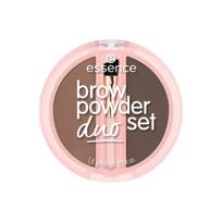 Essence Duo Set Matte Eyebrow Powder 02 Medium 1.8 g