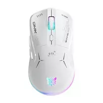Pelė - Onikuma CW917 belaidė RGB 4800 DPI balta