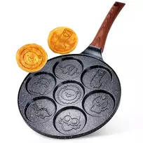 Keptuvė kiaušiniams ir blynams Vilde Black&Wood 26 cm