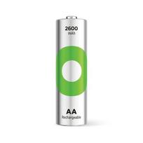 Akumuliatorius - GP ReCyko AA 2600mAh 1.2V Įkraunamieji Akumuliatoriai (3 vnt)