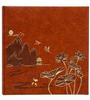 Nuotraukų Albumas - Gedeon KD46200 200 Nuotraukų 10x15 cm Slip-in Knygos tipo Lotus Pond Brown Rudas