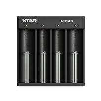 Akumuliatoriaus Įkroviklis - Xtar MC4S 4-Bay Li-ion/NiMH 5V Įėjimas 4.2V Išėjimas 1A Juodas