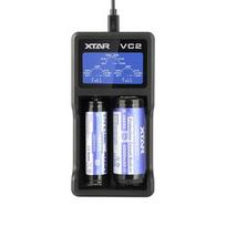 Akumuliatoriaus Įkroviklis - XTAR VC2 Dual Lithium-Ion USB Įkroviklis su LCD Ekranu