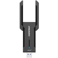 Bevielio tinklo USB adapteris, Wi-Fi6, 5374Mbps, 2.4GHz, 5GHz, 6GHz, USB3.0.