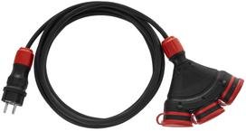 Buitinis ilgintuvas AWTools, AW70232, 3 x 2,5 mm², 10 m, IP54, 3 lizdų