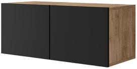 Televizoriaus spintelė ADRK Lila, juoda sp./artisan oak sp., 100 cm x 40 cm x 41 cm