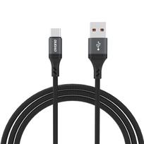 USB kabelis Dudao L3ST USB-A to USB-C 5A 3.0m juodas