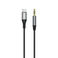 Audio kabelis Dudao L11ProT USB-C to 3.5mm 1.0m juodas