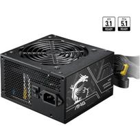 MSI MAG A750BN PCIE5 II, 750W, 100-240V, 50/60Hz, ATX 3.1, 80 PLUS Bronze, 120mm, nemodulinis, aktyvus PFC, OVP/OCP/SCP/OPP/UVP