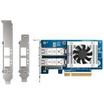 Qnap Tinklo kortelė QXG-25G2SF-CX6, 2xSFP28, 25000Mbit/s, PCIe Gen4, SR-IOV, Windows, Linux, QuTS hero