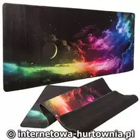 Pelės kilimėlis žaidimams „Kosmosas“ XXL 90x40 cm, neslystantis pagrindas