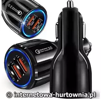 Automobilinis telefono kroviklis USB ir USB-C, PD QC 3.0, 35 W, 12–32 V