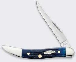 Case Rogers Mini Trapper SS Mėlynas kaulas Peilis