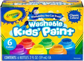 Crayola, Inc. CRAYOLA nuplaunami dažai, 6 vnt., 54-1204