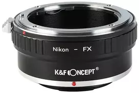 Objektyvas Adapteris - K&F Concept Nikon F-Mount Į Fuji X-Mount, Rankinis Fokusavimas, Aliuminio Konstrukcija, Juoda