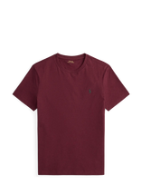 Polo Ralph Lauren - Custom Slim Fit Jersey Crewneck T-Shirt - Marškinėliai trumpomis rankovėmis - Burgundiška splava