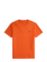 Polo Ralph Lauren - Custom Slim Fit Jersey Crewneck T-Shirt - Marškinėliai trumpomis rankovėmis - Oranžinė