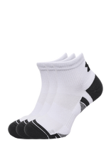 Under Armour - New Ua Perf Tech 3Pk Qtr - Sportinės kojinės - Balta