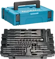 Makita grąžtas. SDS Makpac grąžtų ir kaltų rinkinys (B-53877)