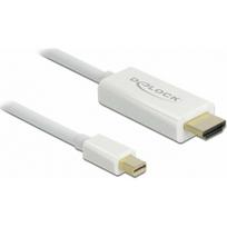 Kabel Delock DisplayPort Mini - HDMI 3m biały (83708) | 83708 | 4043619837083