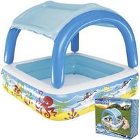 Pripučiamas vaikų baseinas su stogeliu Bestway, 140 x 140 x 114 cm