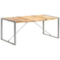 Valgomojo stalas, 180x90x75cm, rudas