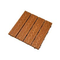 Lauko grindų danga, tikmedžio ruda, 30 x 30 x 2,2 cm, 10 vnt
