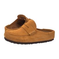 Birkenstock Naples Wrapped Cork Brown Suede 1033127 (BK357-f) batai