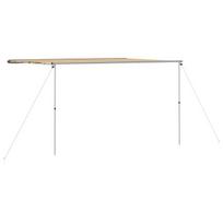 Markizė nameliui ant ratų, 4x3x2,15m, smėlio spalvos