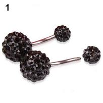 Female Water Drill Ball Belly Button Barbell Body Perforated Belly Ring juoda