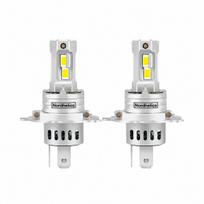 2 vnt. H4 4300K ​​šiltai baltos LED automobilio rūko žibintų lemputės 12 V „Plug and Play“
