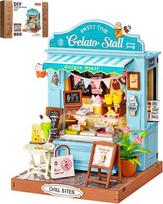 Mini namas 3D konstruktorius Rolife Gelato Stall, DS052, 132 d.