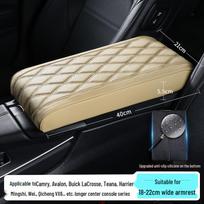 Ypač ilga 40 cm porankių dėžutės pagalvėlė „Avalon/Camry“ - Paaukštinimo pagalvėlė su servetėlių dėklu gray
