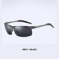 Aluminum Magnesium Running Cycling Sports Glasses Men Protective Sunglasses High Quality Goggles Uv400 Eyewear gray