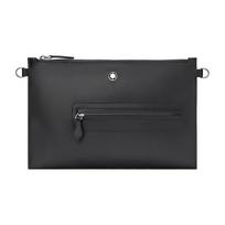 Montblanc Mados Verslo Užtrauktuku Odinė Piniginė-Dėklas Vyriškos Piniginės Juoda 129698BLACK Basic Set (Bag+Dust Bag)
