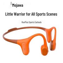 MOJAWA Runplus IPX8 Bone Conduction Sports Earbuds saulėlydžio oranžinė spalva