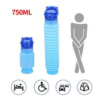 Nešiojamas lauko šlapimo maišelis Moterims Vyrams Vaikams 750ML Mini Tualetas Kelionei Stovyklavimui Žygiams Vaikų Tualetukas Sulankstomas Ansblue mėlyna