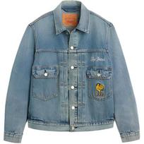 Levis X World Cup France Team Collaboration SS26 Vintage Wash Gaul Rooster Emblem Denim Jacket Men jackets 006GH-0002 S