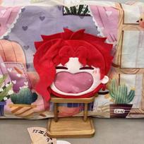 Jojo Noriaki Kakyoin Big Mouth Bag Shoulder Crossbody Single Strap Clear Display Itabag For Goods Creative Graduation Gift red